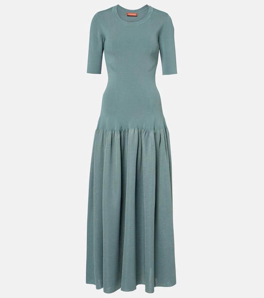 Maisie ribbed-knit maxi dress