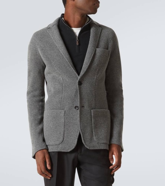 Mr Poole wool and cashmere cardigan