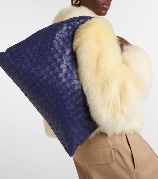 Hop Medium Intrecciato leather tote bag