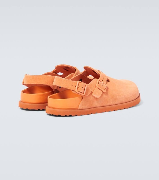 Tokio Cazador suede clogs