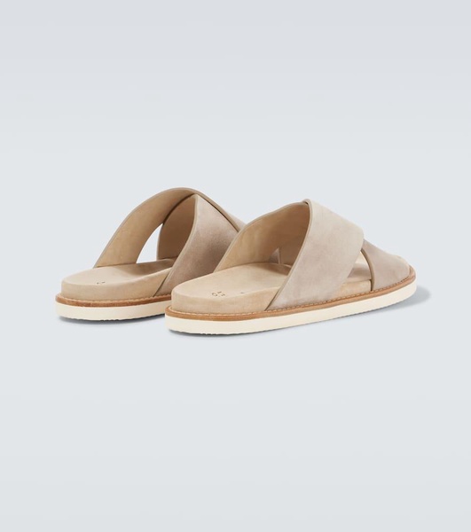 Suede sandals