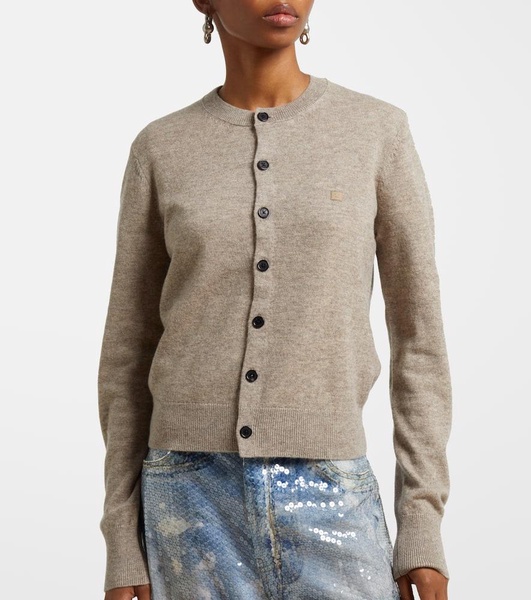 Keny Face wool cardigan