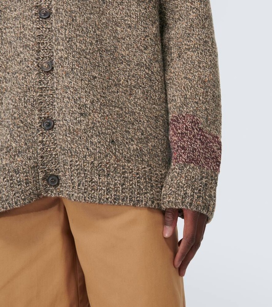 Wool and alpaca cardigan