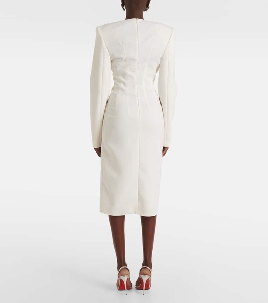 Wool midi dress