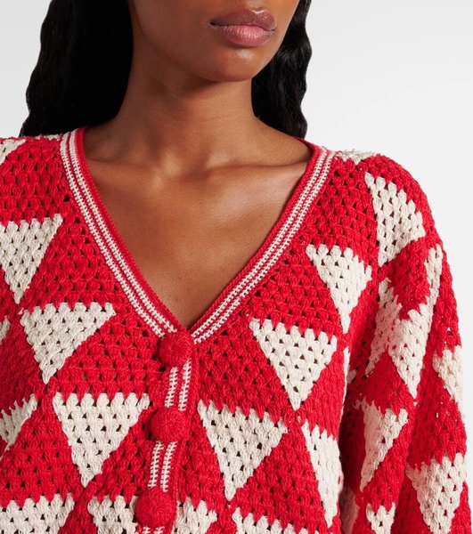 Maija crochet cotton cardigan