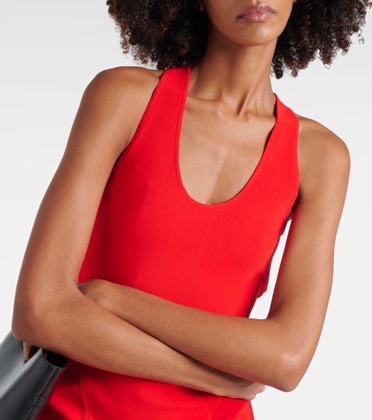 Open-back midi dress