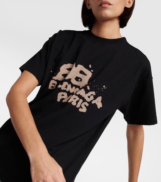 Oversized logo cotton T-shirt
