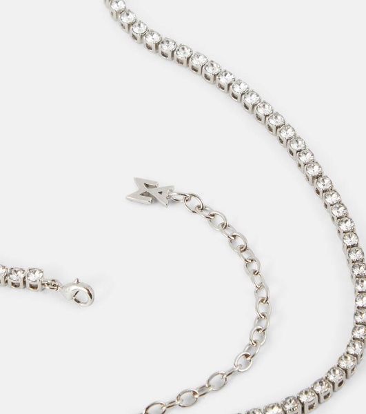 Crystal-embellished waist chain