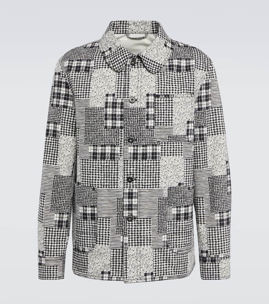 Printed denim jacket