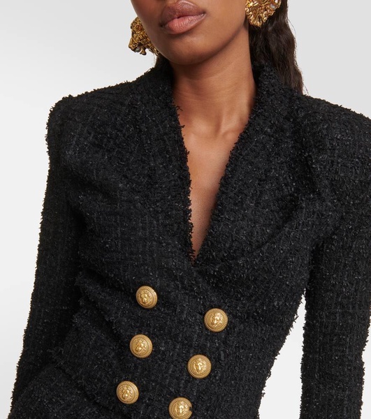Embellished tweed jacket