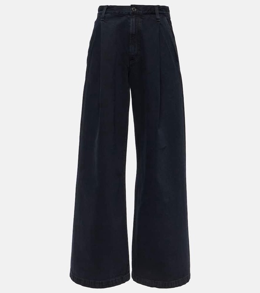 Ellis low-rise wide-leg jeans