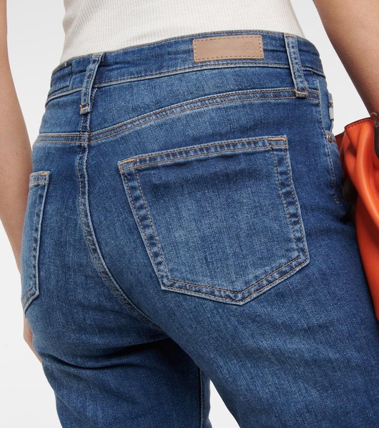 Alexxis high-rise straight-leg jeans