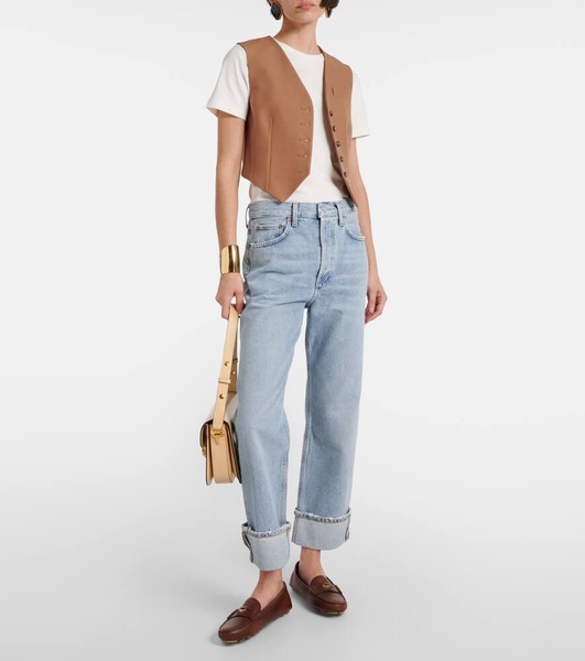 Fran mid-rise straight jeans