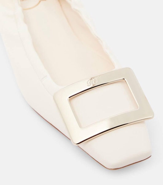 Belle Vivier leather ballet flats