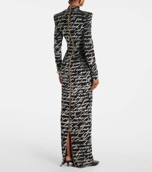 Love Letter jacquard gown