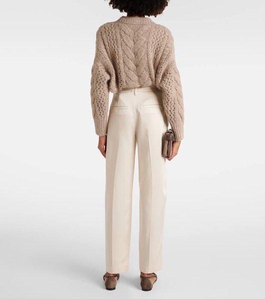 Monili suede ballet flats