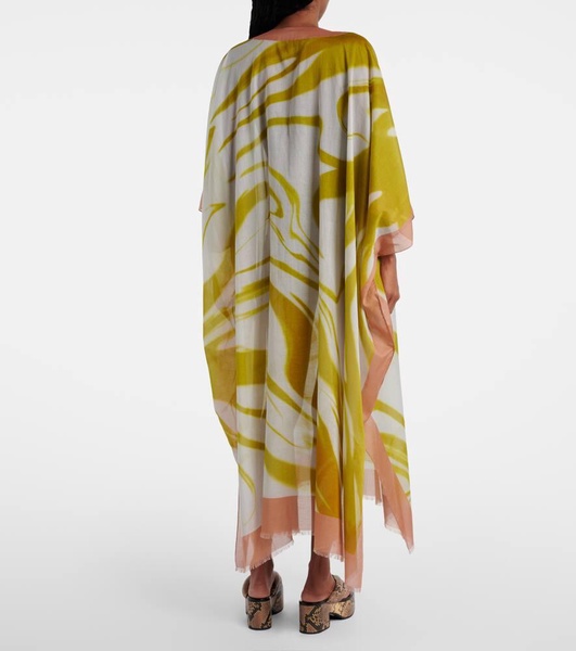 Printed cotton kaftan