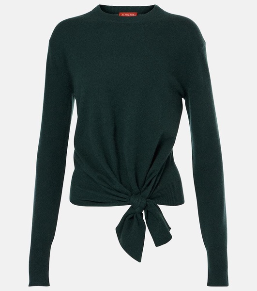 Nalini tie-detail cashmere sweater
