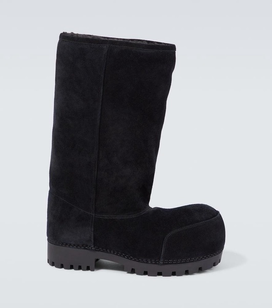 Alaska Fur High suede boots