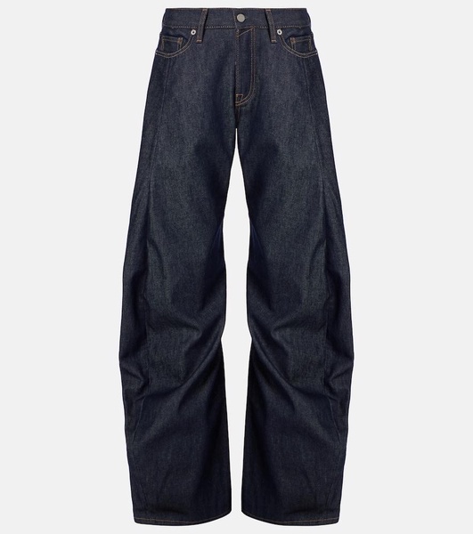 2006F mid-rise barrel-leg jeans