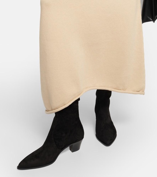 Brunswick suede ankle boots