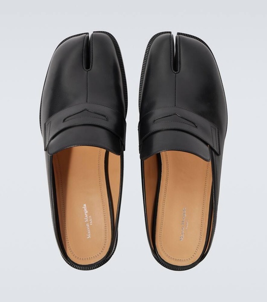 Tabi City leather mules