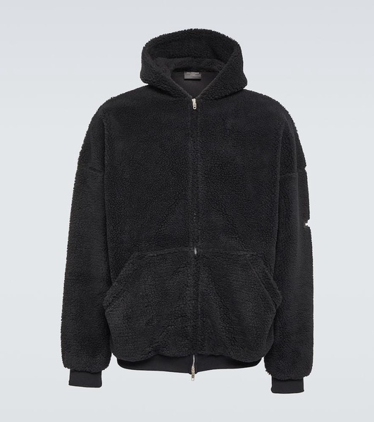 Oversized fleece hoodie