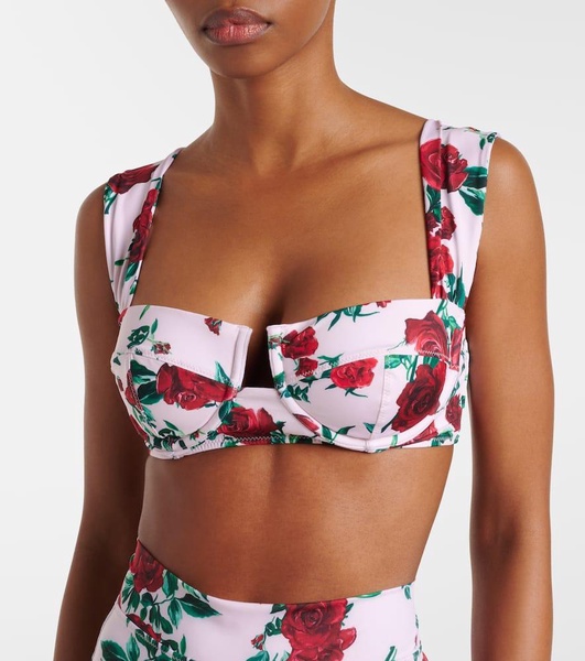 Donna floral bikini top