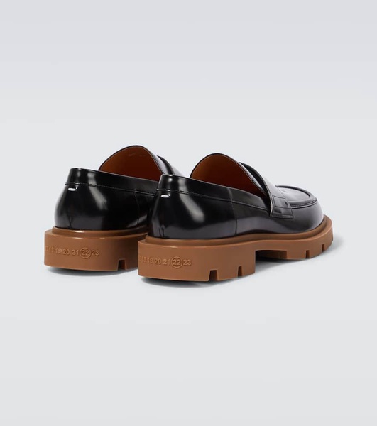 Ivy leather penny loafers