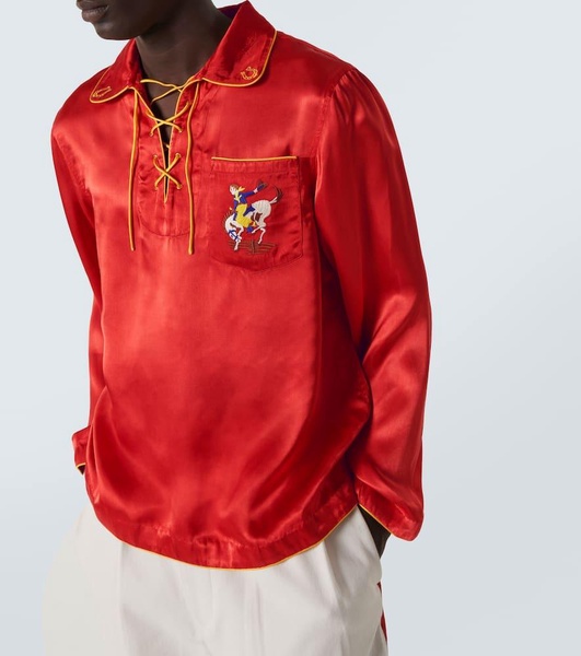 Bronco embroidered shirt