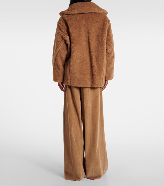 Dramma wool and silk teddy jacket