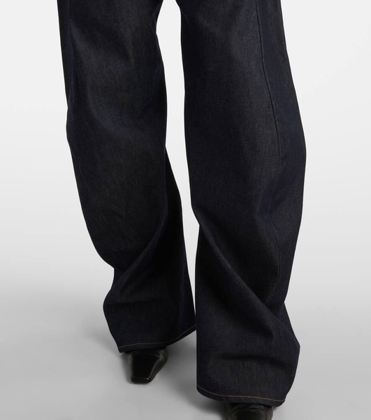 2006F mid-rise barrel-leg jeans