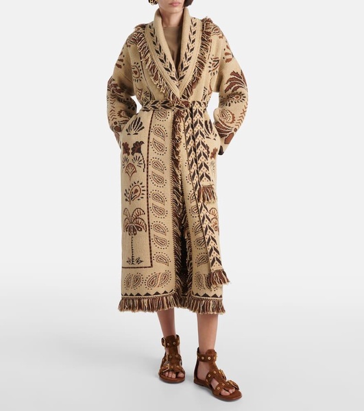 Wild Wonder wool and cotton cardigan