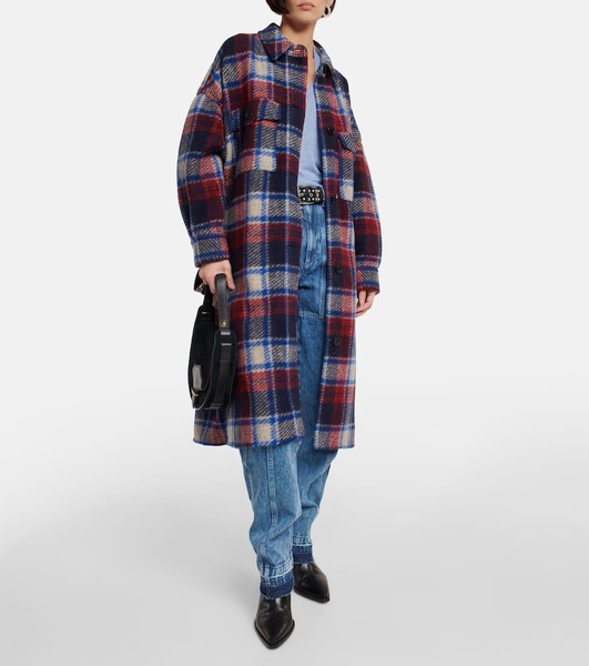 Fontizi checked coat