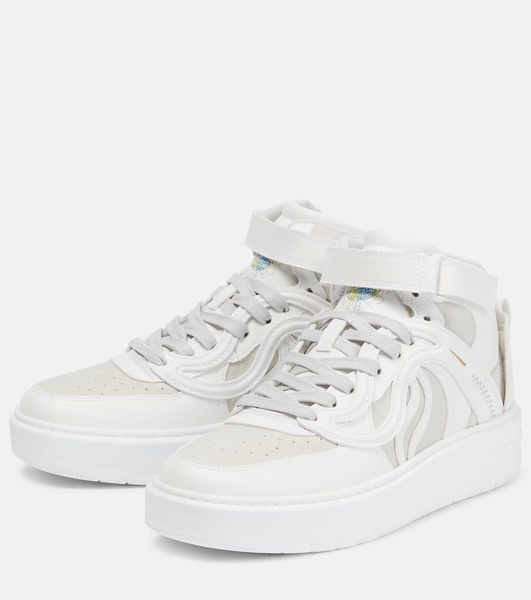 S-Wave 2 faux leather sneakers