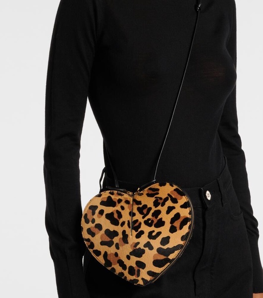 Le Cœur calf hair shoulder bag