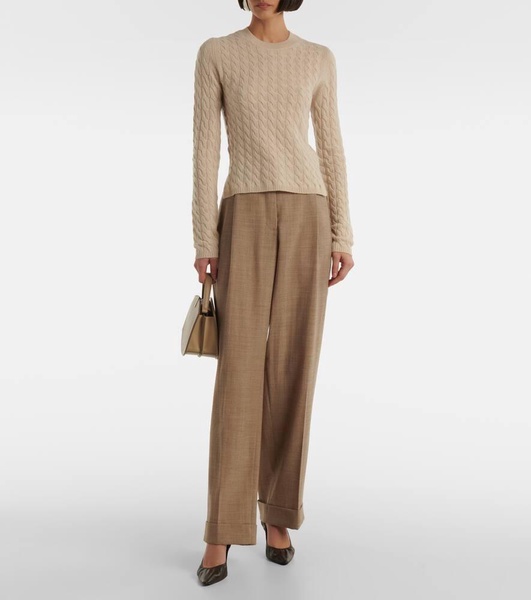 Milla cable-knit cashmere sweater