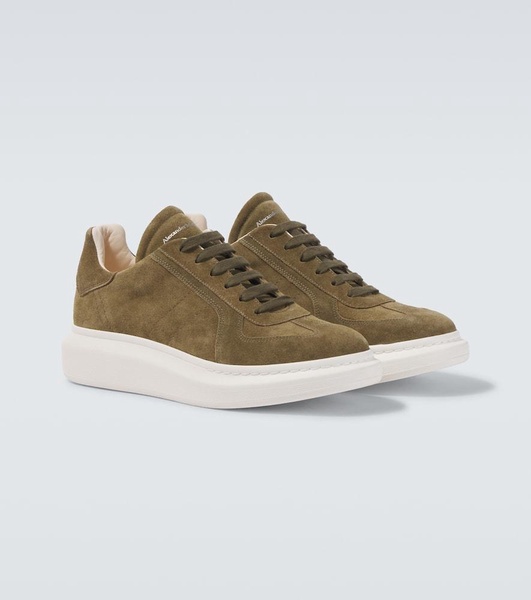Oversized suede sneakers