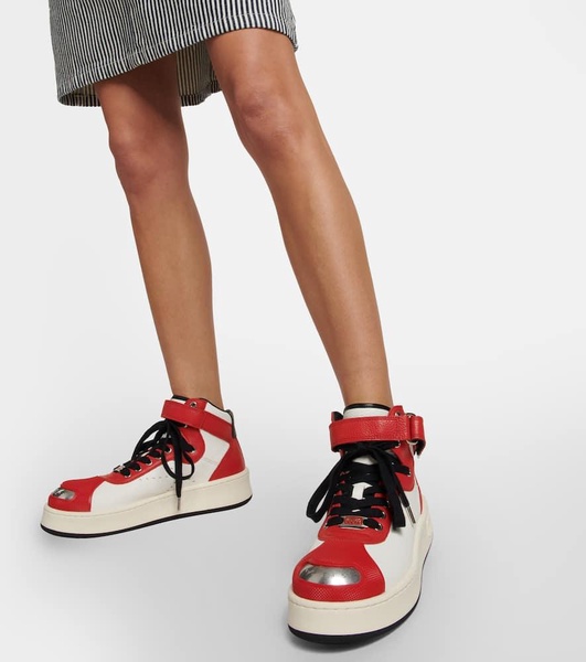 Hoops leather sneakers