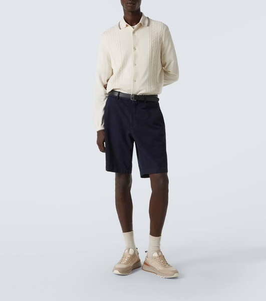 Suede sneakers
