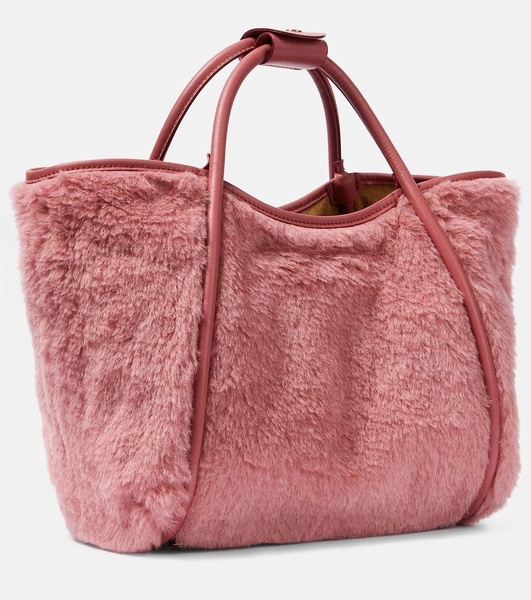 Marine Medium teddy tote bag