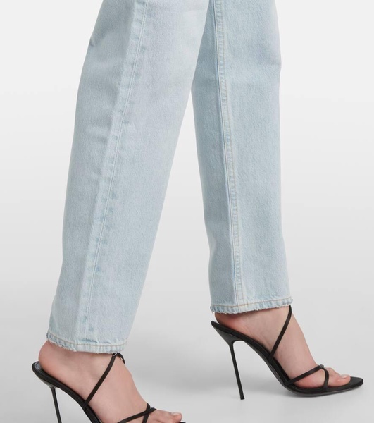 90's mid-rise straight jeans