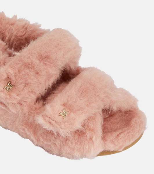 Sandya shearling sandals