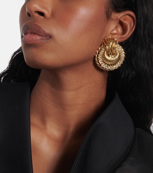 Shell embellished earrings