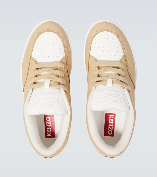 Dome leather sneakers