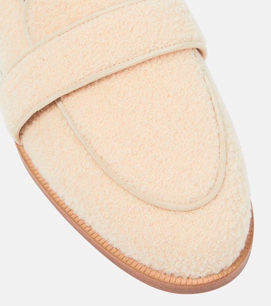 Martin bouclé moccasins