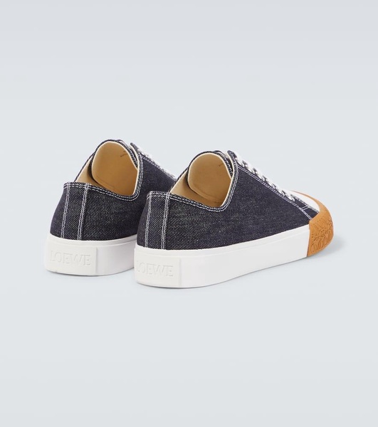 Bloc denim sneakers