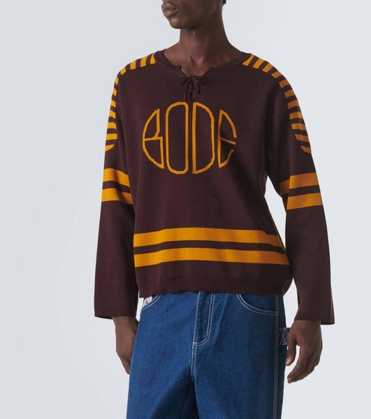 Rink cotton jacquard sweater