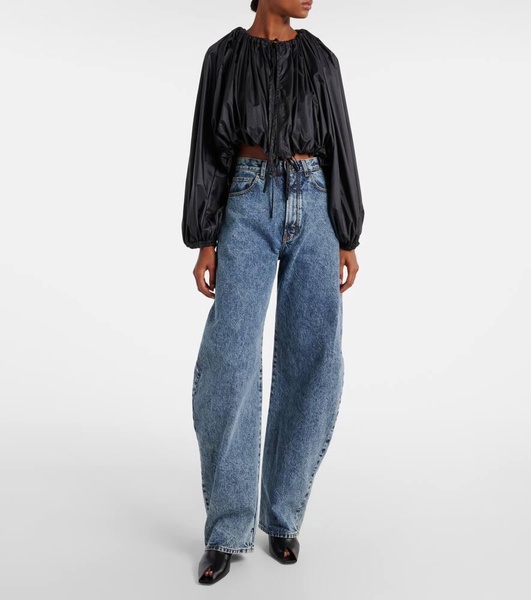 Balloon bomber jacket