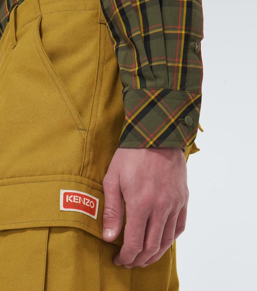 Cotton cargo shorts